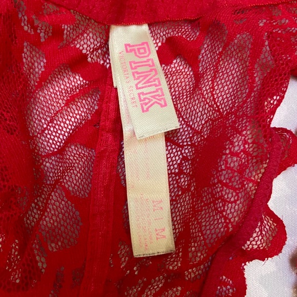 Red Lace Racerback Bralette - Picture 5 of 6